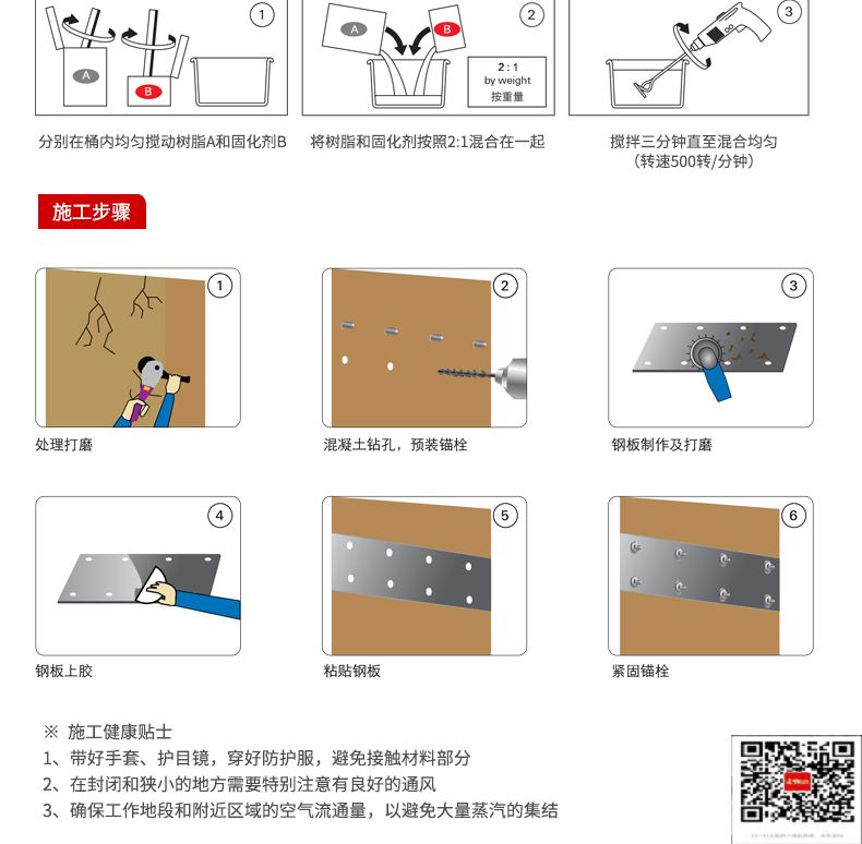 包钢锦江粘钢加固施工过程